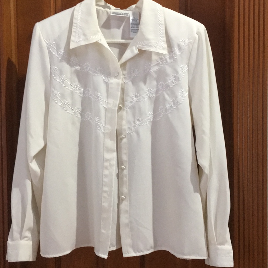 Button Down Blouse Womens